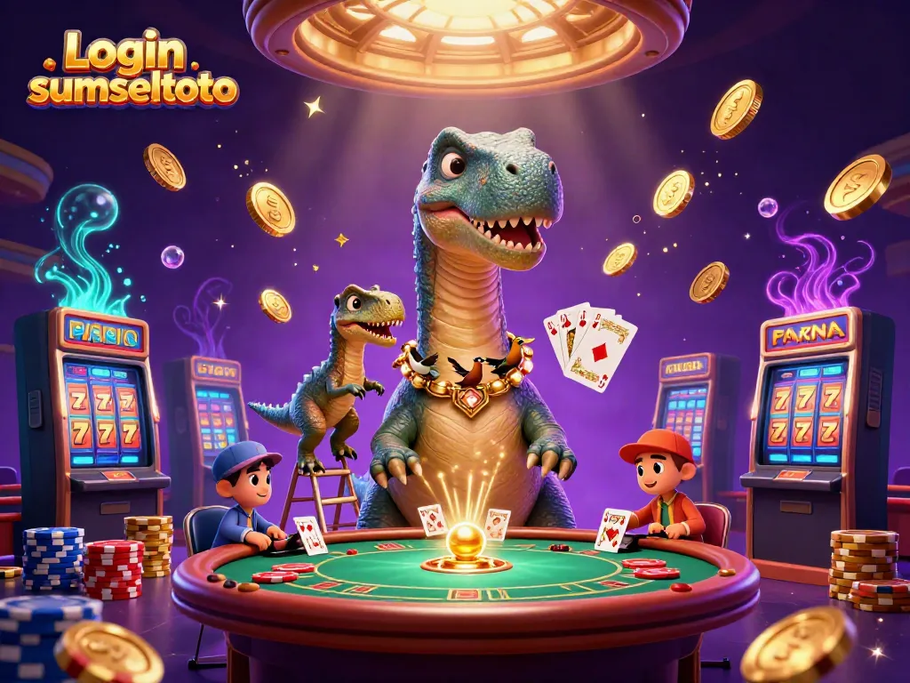 Engage with the thrilling Login sumseltoto experience amidst vibrant casino action.
