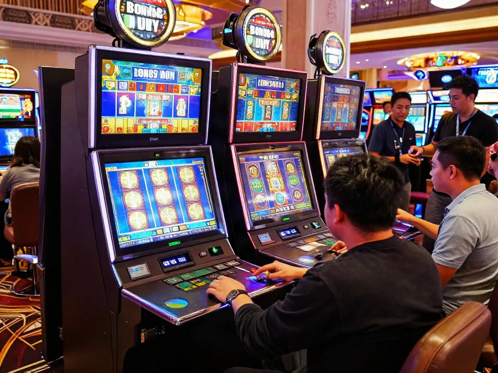 Players enjoying Bonus Buy slots at casinos, highlighting https://stargazyinn.co.uk excitement and gaming culture.