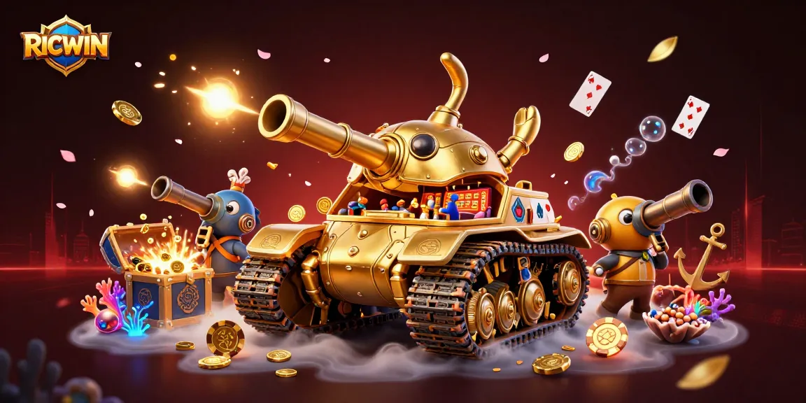 Experience RICWIN with the dynamic golden beetle tank casino bursting with treasures and fun!