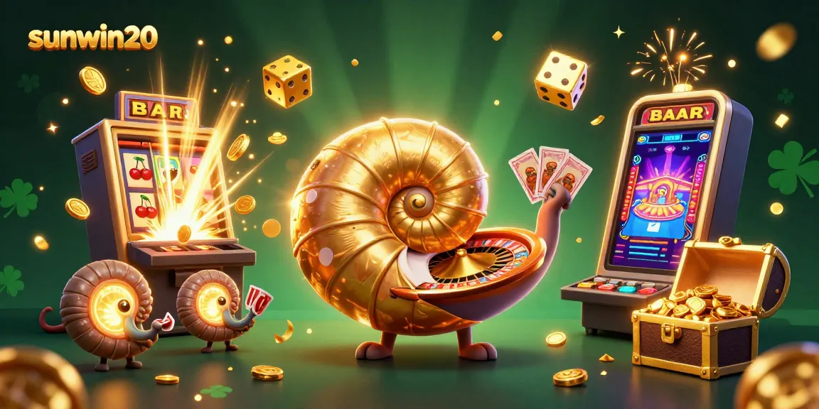 Engage in thrilling gameplay at sunwin20 with a giant nautilus roulette wheel and jackpot excitement.
