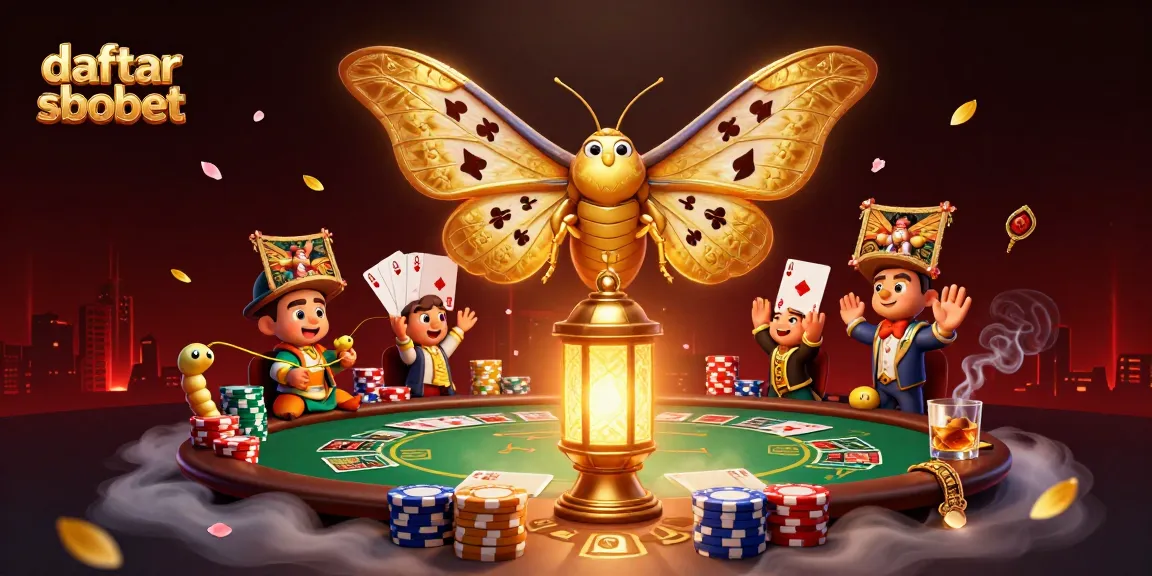 Experience daftar sbobet with an exciting 3D casino scene featuring a vivid poker atmosphere.